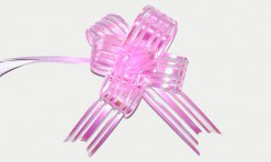 Gaiši rozā dāvanu pušķis 32mm(9x14 cm) (AB2.1)