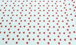 Dāvanu papīrs 50cm (10m), sarkanas sirdis (45)