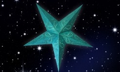 Ziemassvētku zvaigzne "Turquoise"