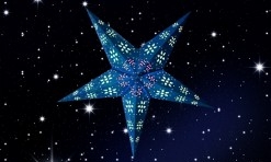 Ziemassvētku zvaigzne "Zilā nakts"